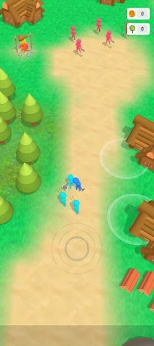 紅藍(lán)橡皮人斧頭大戰(zhàn)游戲 v0.3 安卓版 0