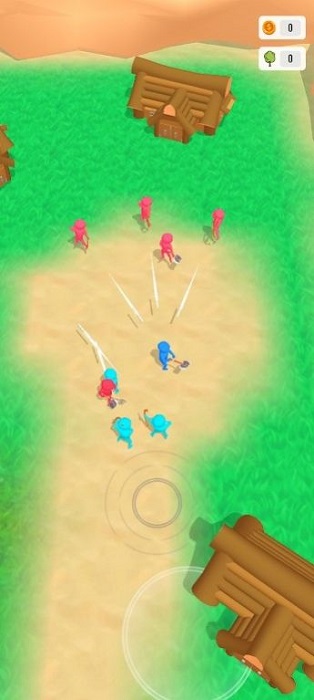 紅藍(lán)橡皮人斧頭大戰(zhàn)游戲 v0.3 安卓版 1