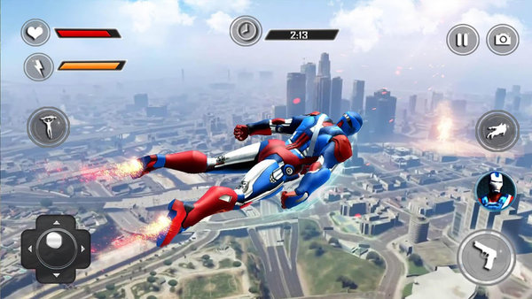飛行機器人英雄3d游戲下載