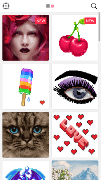 沙盒按數(shù)字涂色畫頁手機版