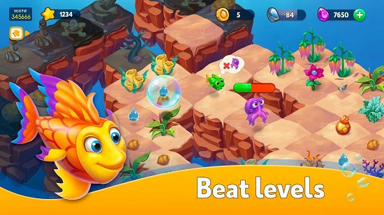 閑置海洋世界大亨官方版(Sea Merge!) v1.8.2 安卓版 0