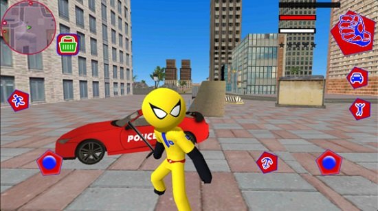 警察火柴人繩索英雄免費版 v1.0 安卓版 0