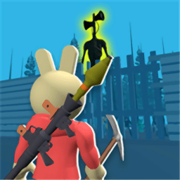 小豬大戰(zhàn)警笛頭和卡通貓