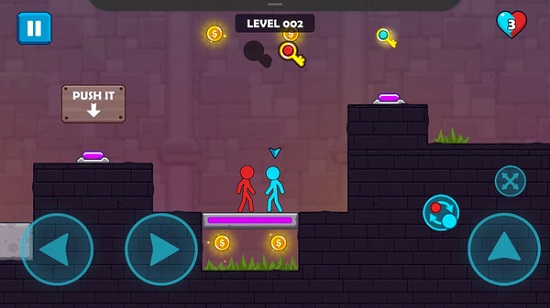 冰火火柴人闖關(guān)游戲 v1.0.0 安卓版 0