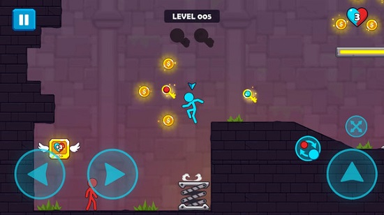 冰火火柴人闖關(guān)游戲 v1.0.0 安卓版 2