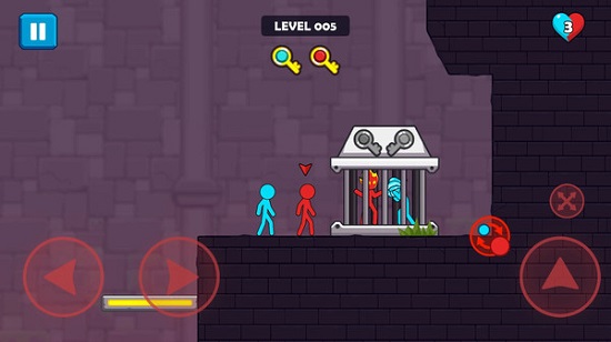 冰火火柴人闖關(guān)游戲 v1.0.0 安卓版 3
