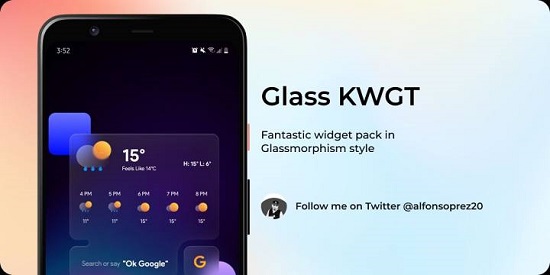 glass kwgt app v1.1 安卓版 0
