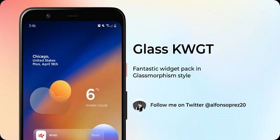 glass kwgt app v1.1 安卓版 1