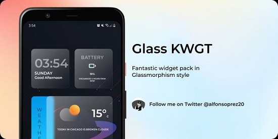 glass kwgt app v1.1 安卓版 3