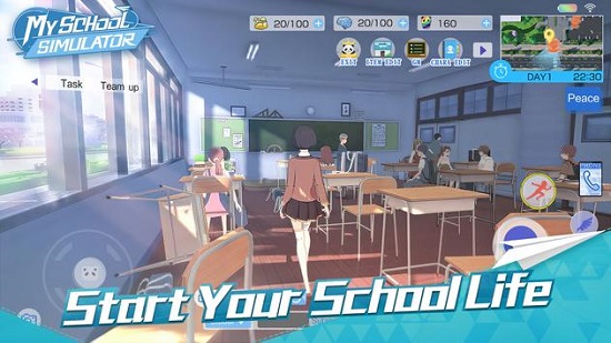 my school simulator漢化版 v0.1.173559 安卓中文版 0