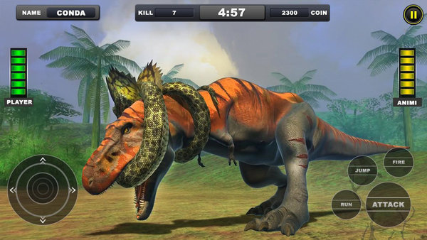 蟒蛇大戰(zhàn)霸王龍完整版下載