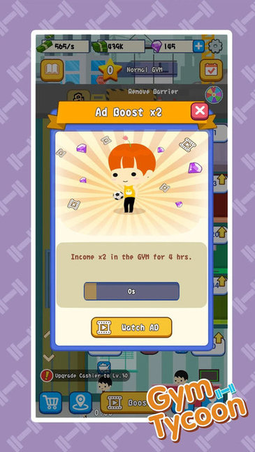 健身房大亨手機游戲