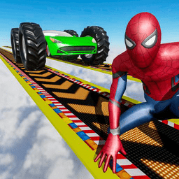 瘋狂的汽車特技游戲