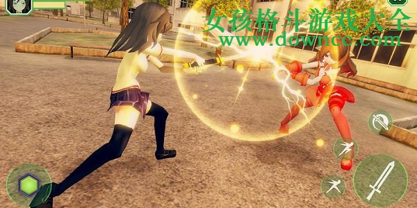 女孩格斗游戲