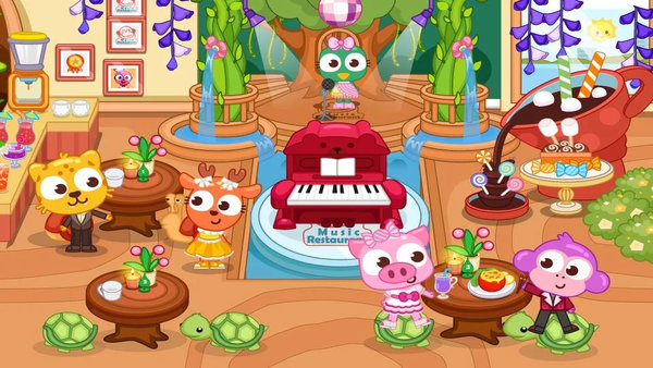 泡泡小鎮(zhèn)餐廳游戲 泡泡小鎮(zhèn)餐廳完整版