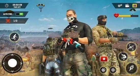 打擊摧毀敵人游戲