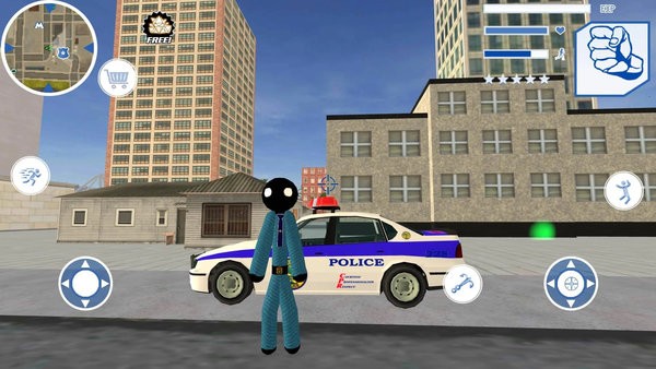 火柴人城市繩索英雄模擬器游戲 v1.0 安卓版 0