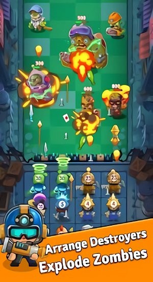 摧毀的巨型僵尸游戲