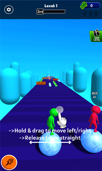 雪球賽跑游戲 v0.3 安卓版 1