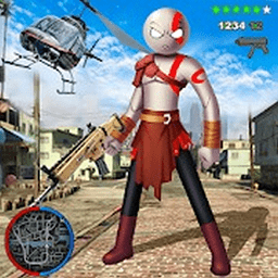 戰(zhàn)神火柴人繩索戰(zhàn)爭英雄