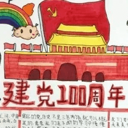 建黨100周年優(yōu)秀手抄報模板