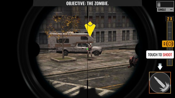 狙擊手射僵尸安卓版