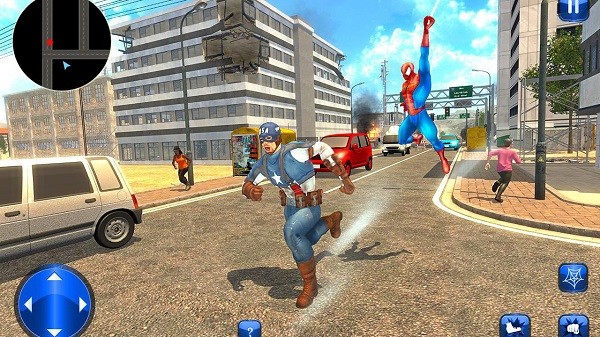 蜘蛛俠對(duì)戰(zhàn)美國(guó)隊(duì)長(zhǎng)手游 v1.0.3 安卓版 3