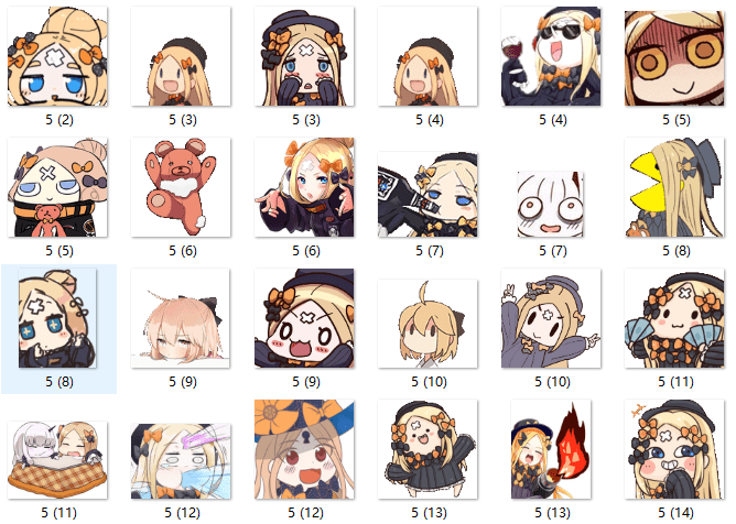 fgo阿比蓋爾表情包 高清版 0