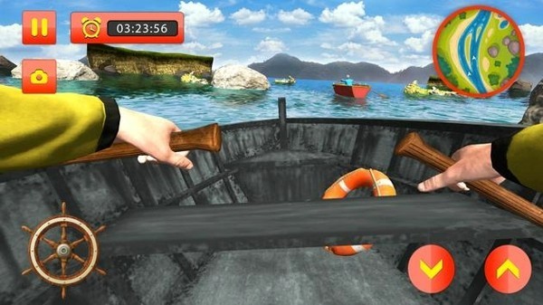 渡河賽艇免費(fèi)版(River Crossing Boat Ride) v1.0 安卓版 0