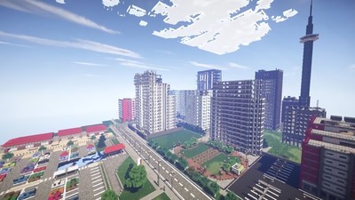 我的世界美國城市存檔 我的世界之美國城市