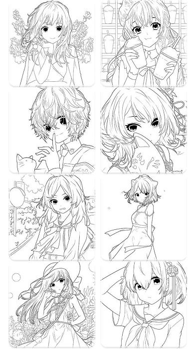 二次元填色書手游下載 二次元填色書游戲下載