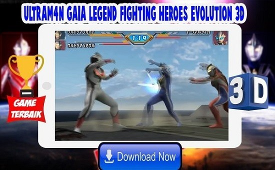 蓋亞奧特曼格斗進(jìn)化手游(Ultrafighter : Gaia Legend Fighting Heroes Evolution 3D) v1.1 安卓版 1
