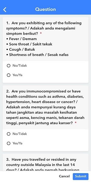 mysejahtera app(馬來西亞健康碼) v1.0.49 安卓版 0