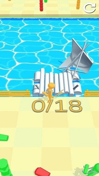 小人造木筏手游 v0.2 安卓版 2