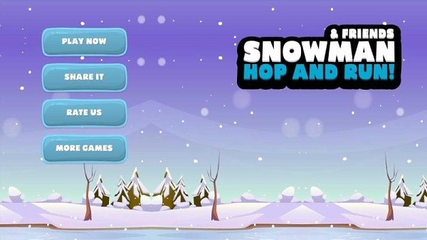 雪人跳躍跑手游(Snowman Hop Run) v1.0 安卓版 3