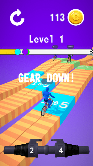 山地車競(jìng)速賽Bicyling Gear Race v1.0.3 安卓版 3