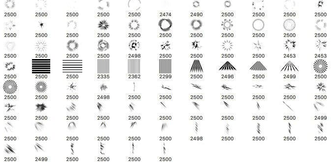ps光影筆刷免費版  0