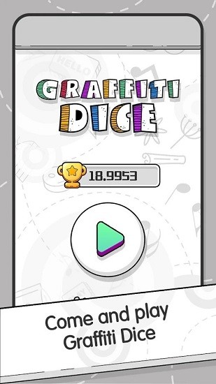 涂鴉骰子最新版(Graffiti Dice) v1.0.2 安卓版 0