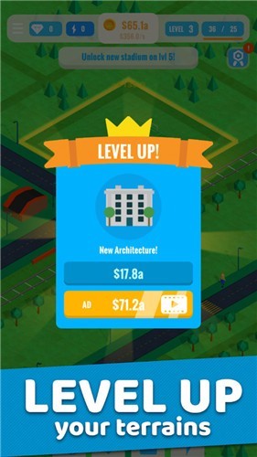 體育館建設(shè)者最新版(Idle Stadium Builder) v0.5 安卓版 0