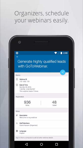 gotowebinar安卓最新版 v3.13.5 官方版 0