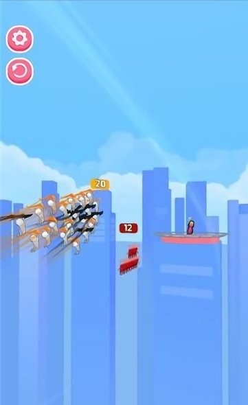 人群飛行小游戲