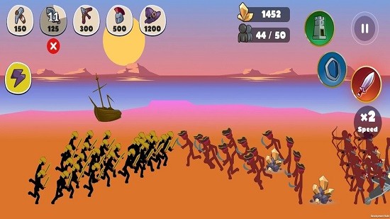 火柴人戰(zhàn)爭帝國戰(zhàn)爭(Stickman Battle Empires War) v1.0 安卓版 0