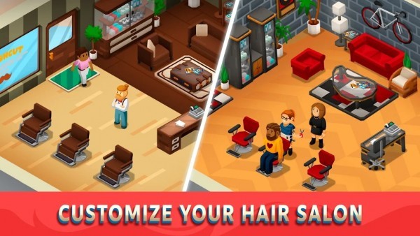 空闲的理发店大亨最新版(Idle Barber Shop Tycoon) 空闲的理发店大亨手游下载