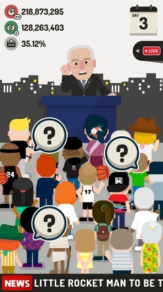 總統(tǒng)競選模擬游戲