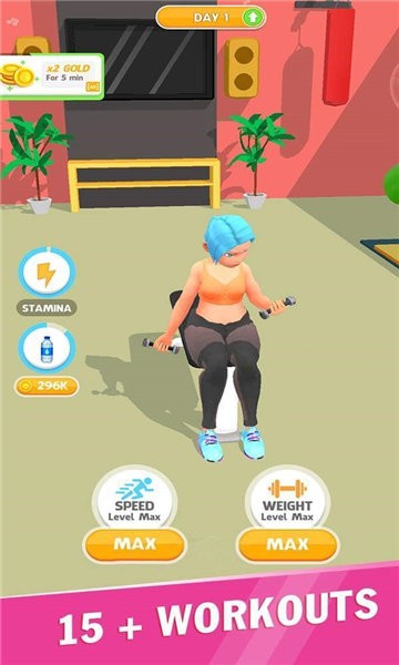 閑置健身鍛煉免費(fèi)版(Idle Workout Fitness) v1.2.0 安卓版 1