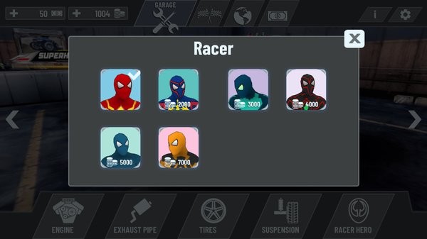 超級英雄超級坡道汽車特技最新版 v0.1 安卓版 1