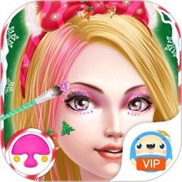 圣誕女孩化妝沙龍游戲