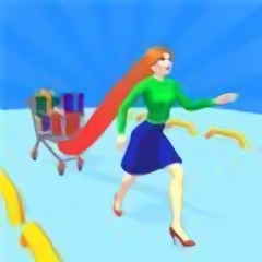 女子牽引賽(girl towing race)