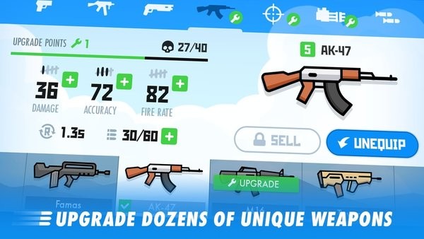 多人火柴人戰(zhàn)斗射擊(stickman combats) v17.5.1 安卓版 1