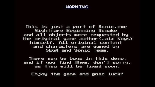 索尼克exe精神地獄(nb remake) v5.0 安卓版 1